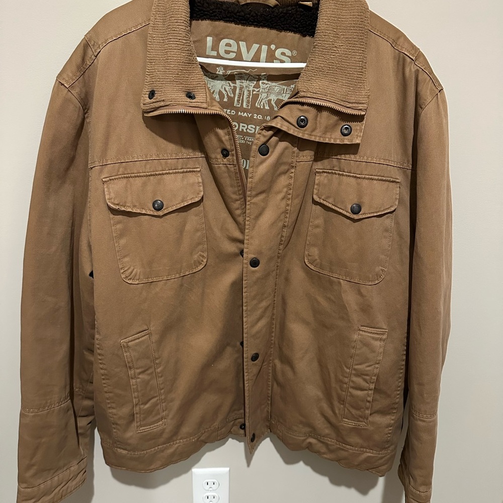 Levi’s Trucker Jacket Tan Size XXL